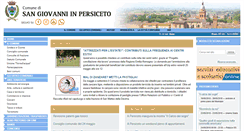 Desktop Screenshot of comunepersiceto.it